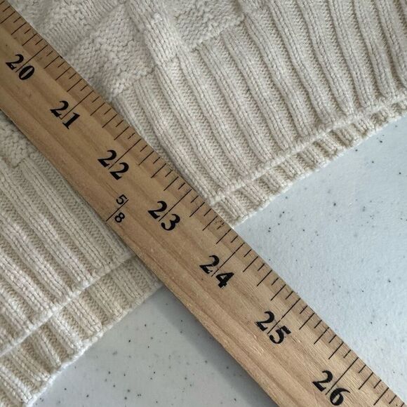 Lake Harmony Men’s Round Neck Square Knit Sweater Size XL 100% Cotton - Picture 10 of 11